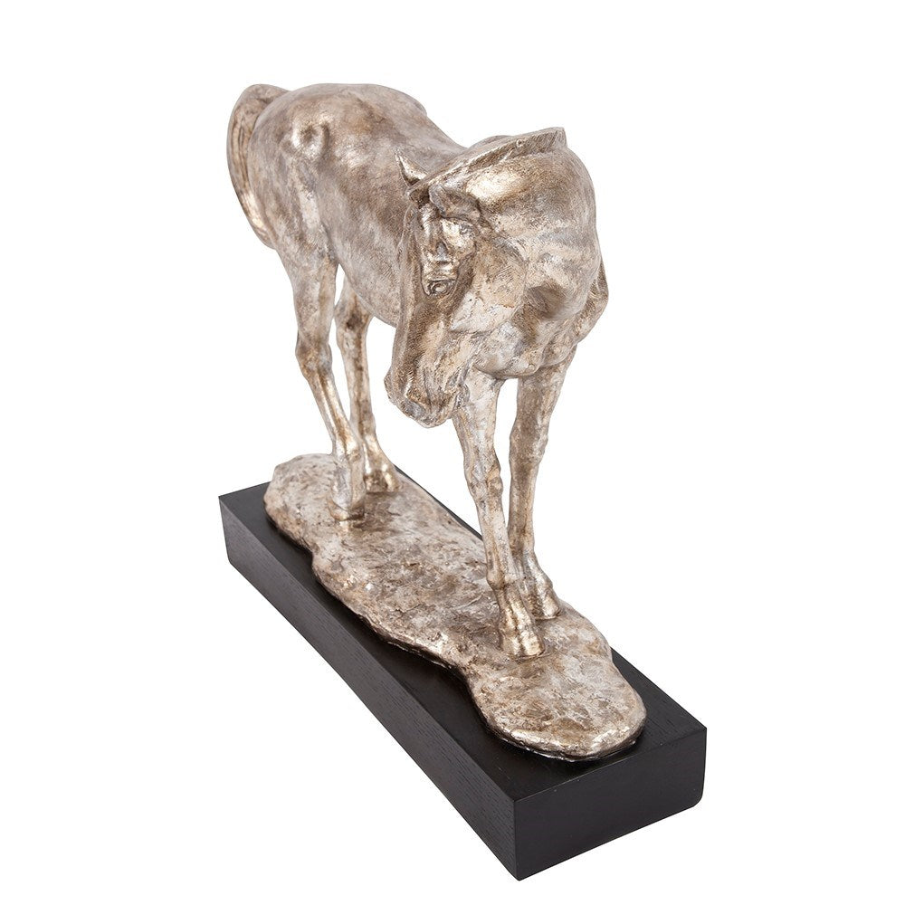 Silver Horse Statue