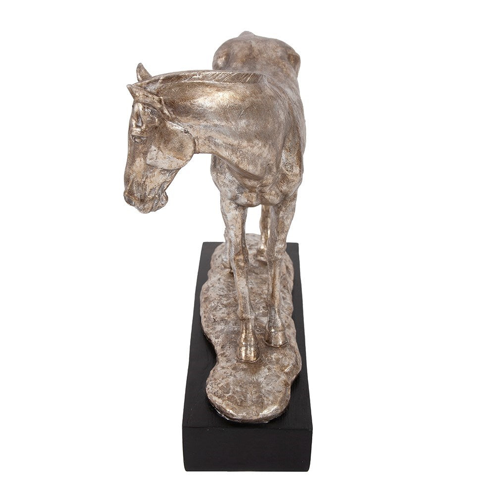 Silver Horse Statue