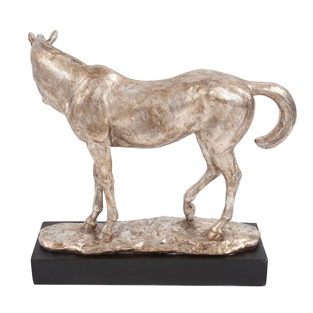 Silver Horse Statue
