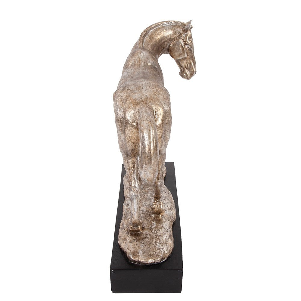 Silver Horse Statue