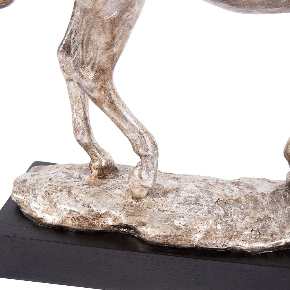 Silver Horse Statue