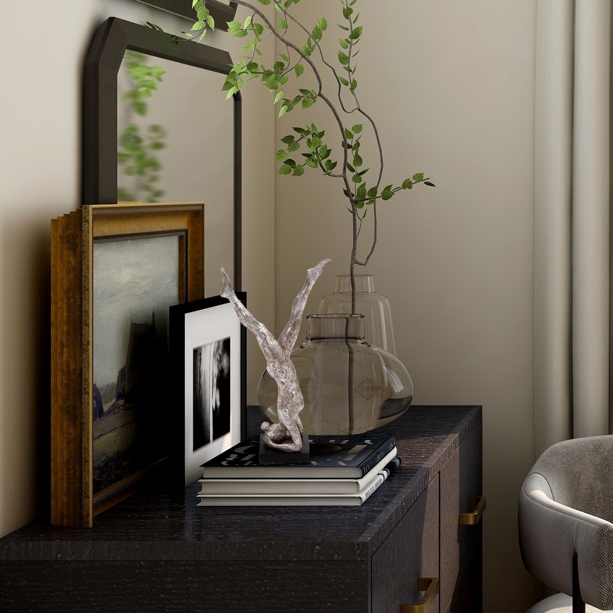 Forearm Stand Yoga Pose Figure