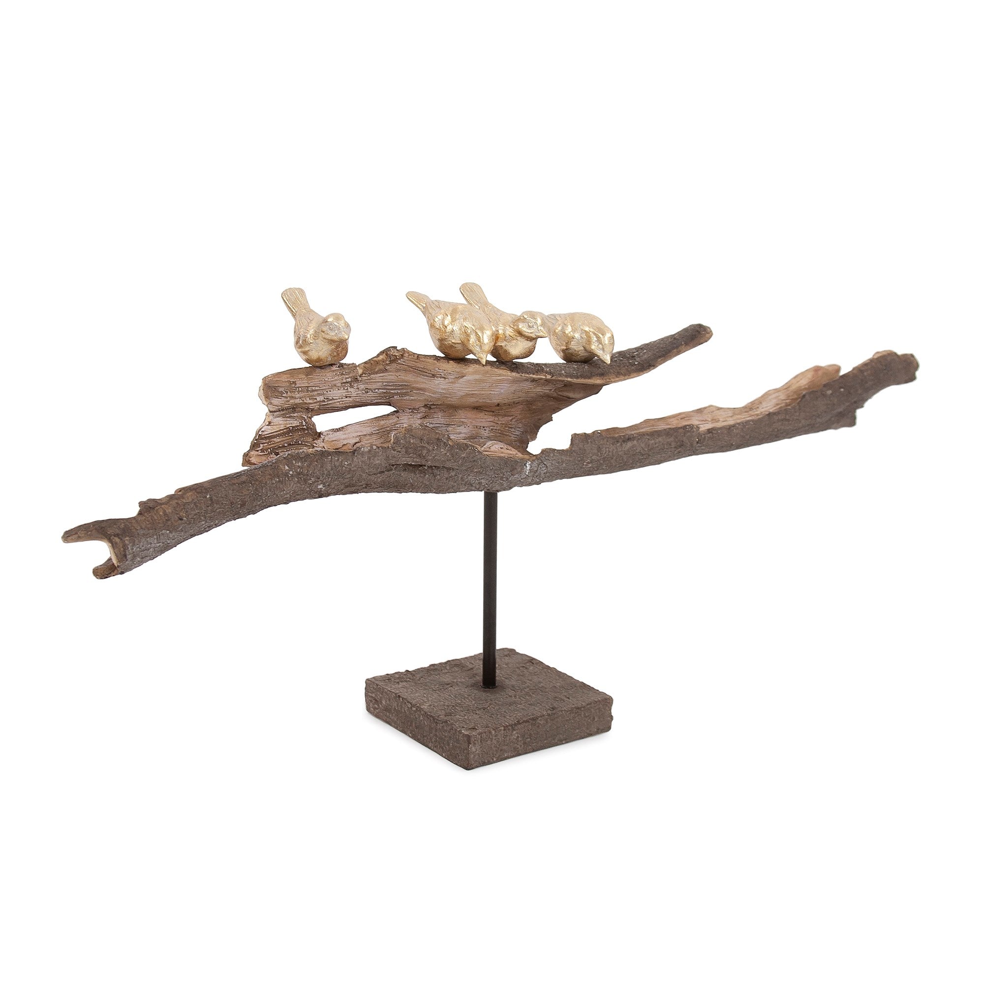 Perched Birds Statue