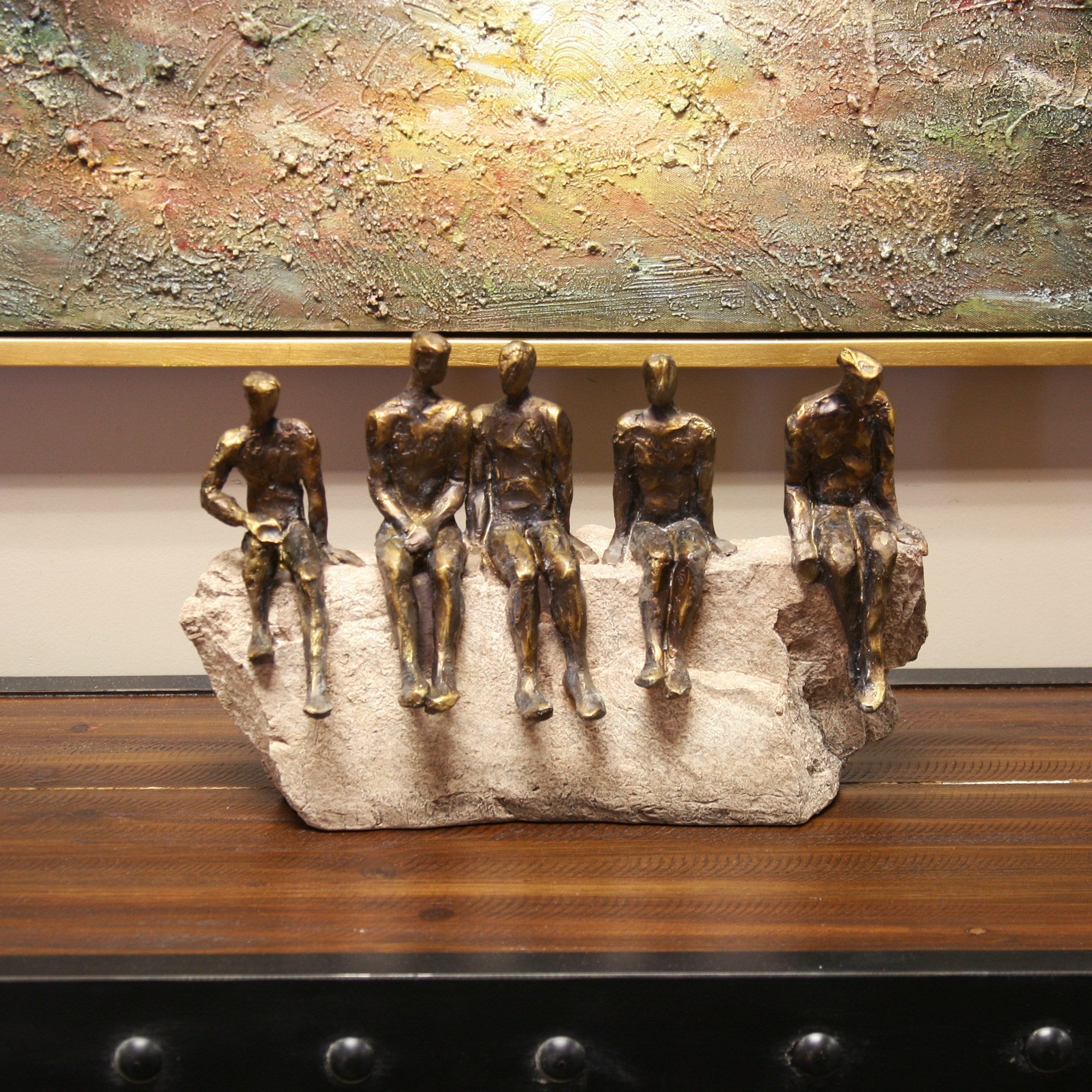 Waiting Figures Statue