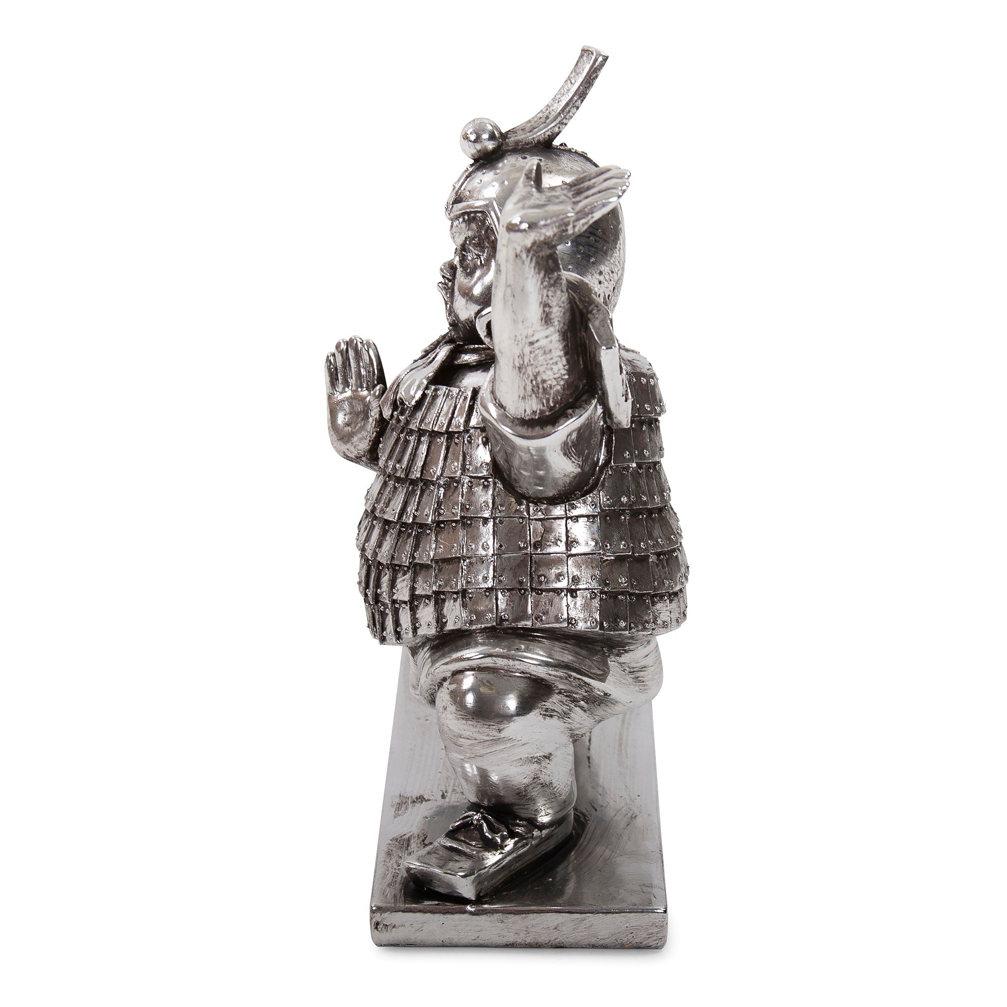 Lunging Zenkutsu Soldier Sculpture