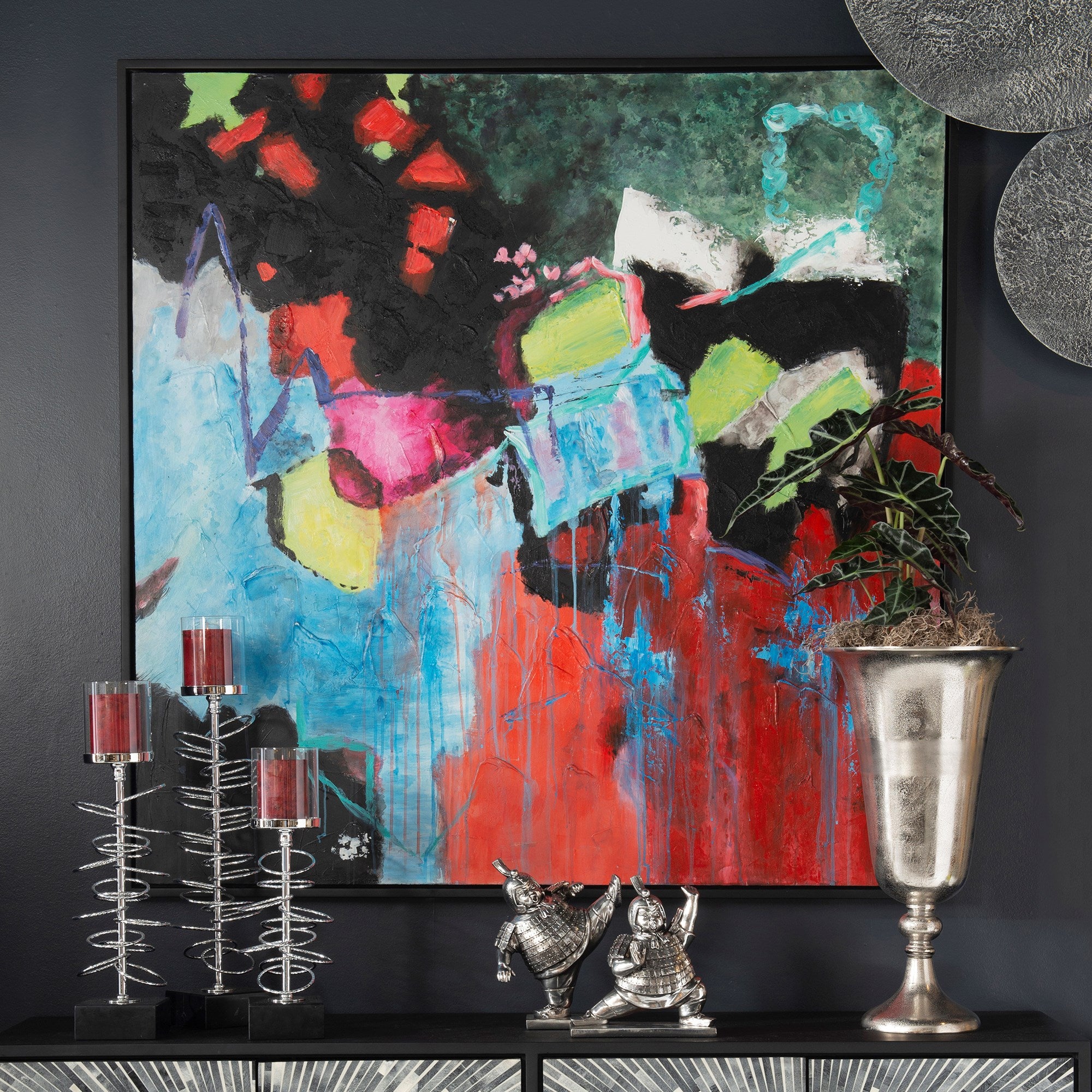 Lunging Zenkutsu Soldier Sculpture