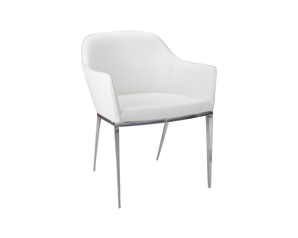 Stanis Dining Armchair - White