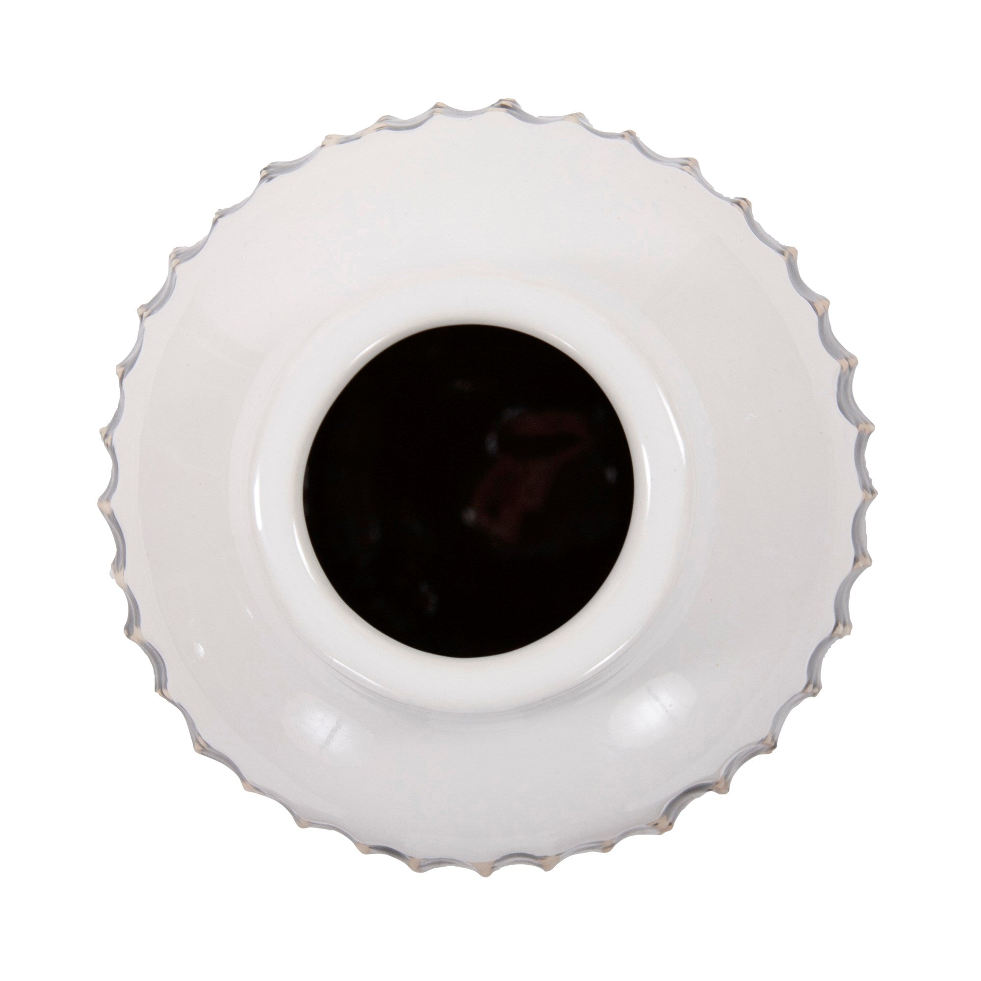 Terra Striped Stoneware Vase, Large