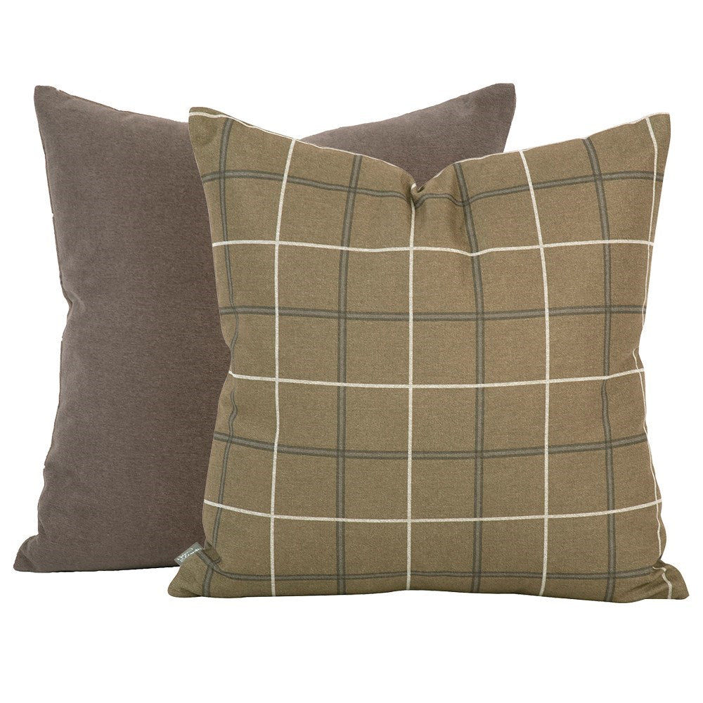 Oxford Moss Poly Pillow- 20" x 20"
