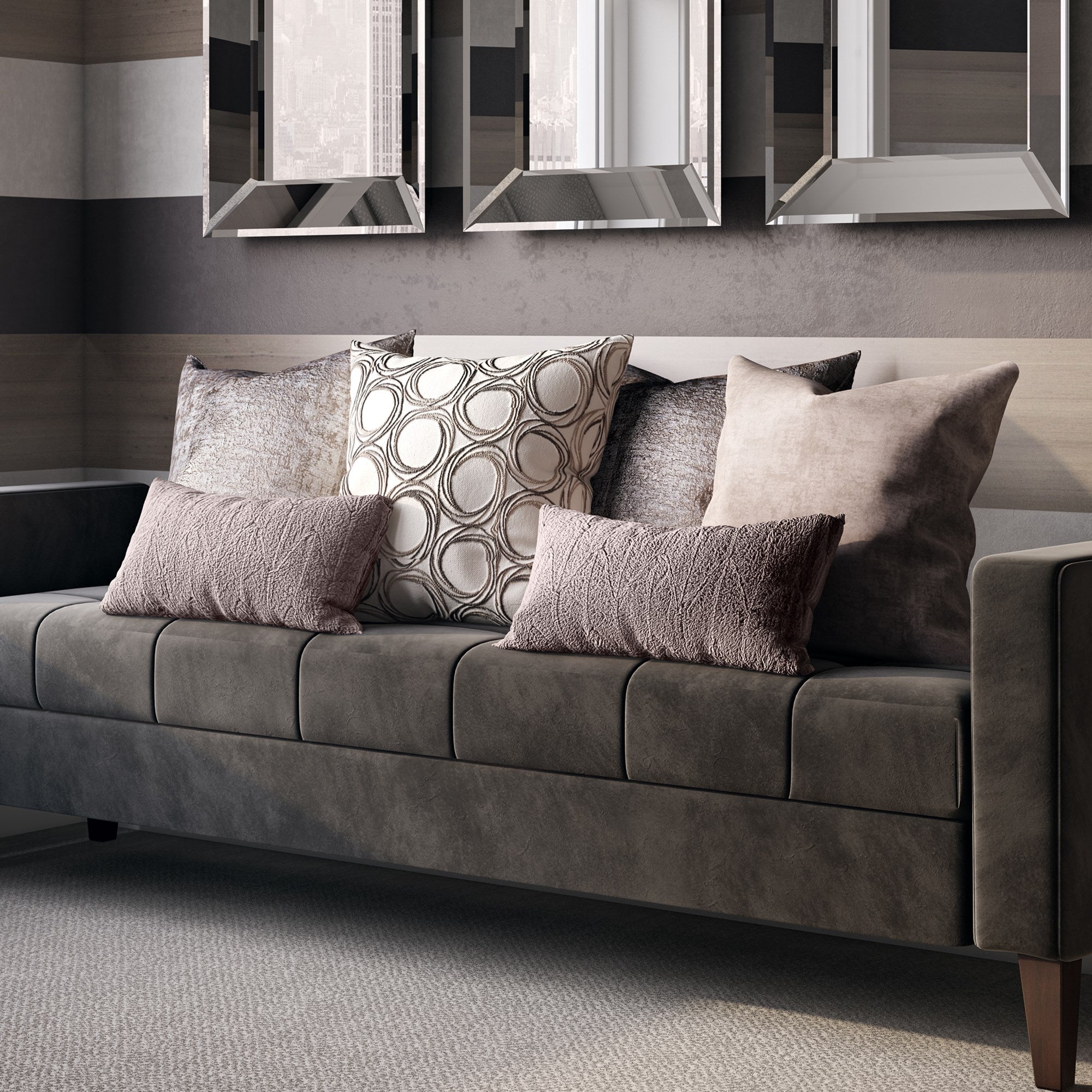 Bella Ash Down Pillow- 20" x 20"