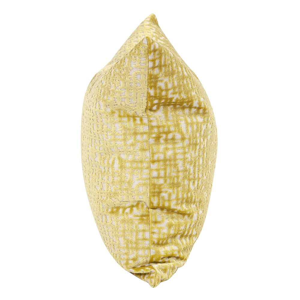Crevasse Citron Down Pillow- 20" x 20"