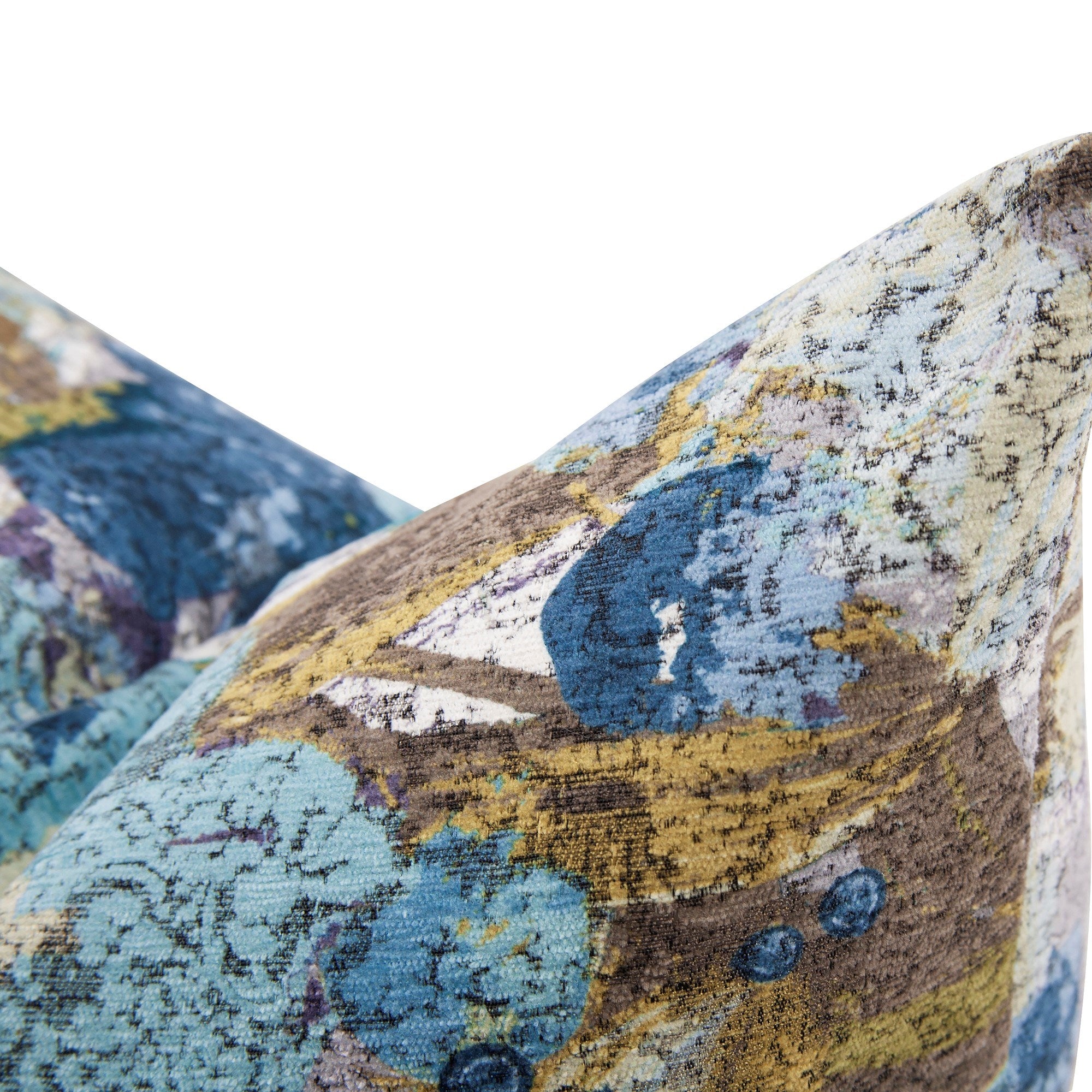 Stanton Turquoise Poly Pillow- 20" x 20"
