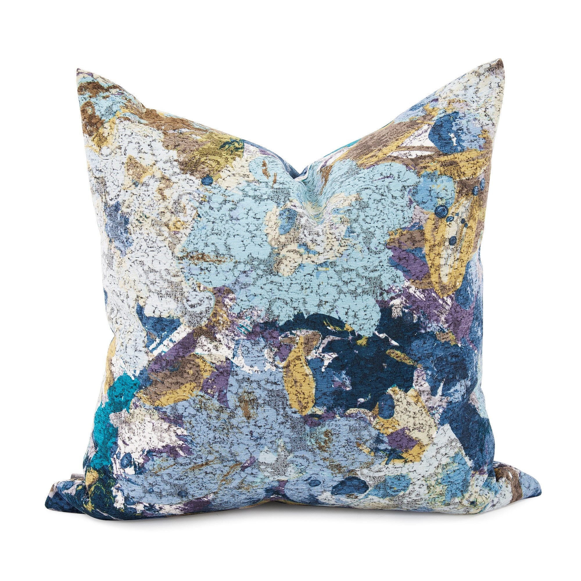 Stanton Turquoise Poly Pillow- 20" x 20"