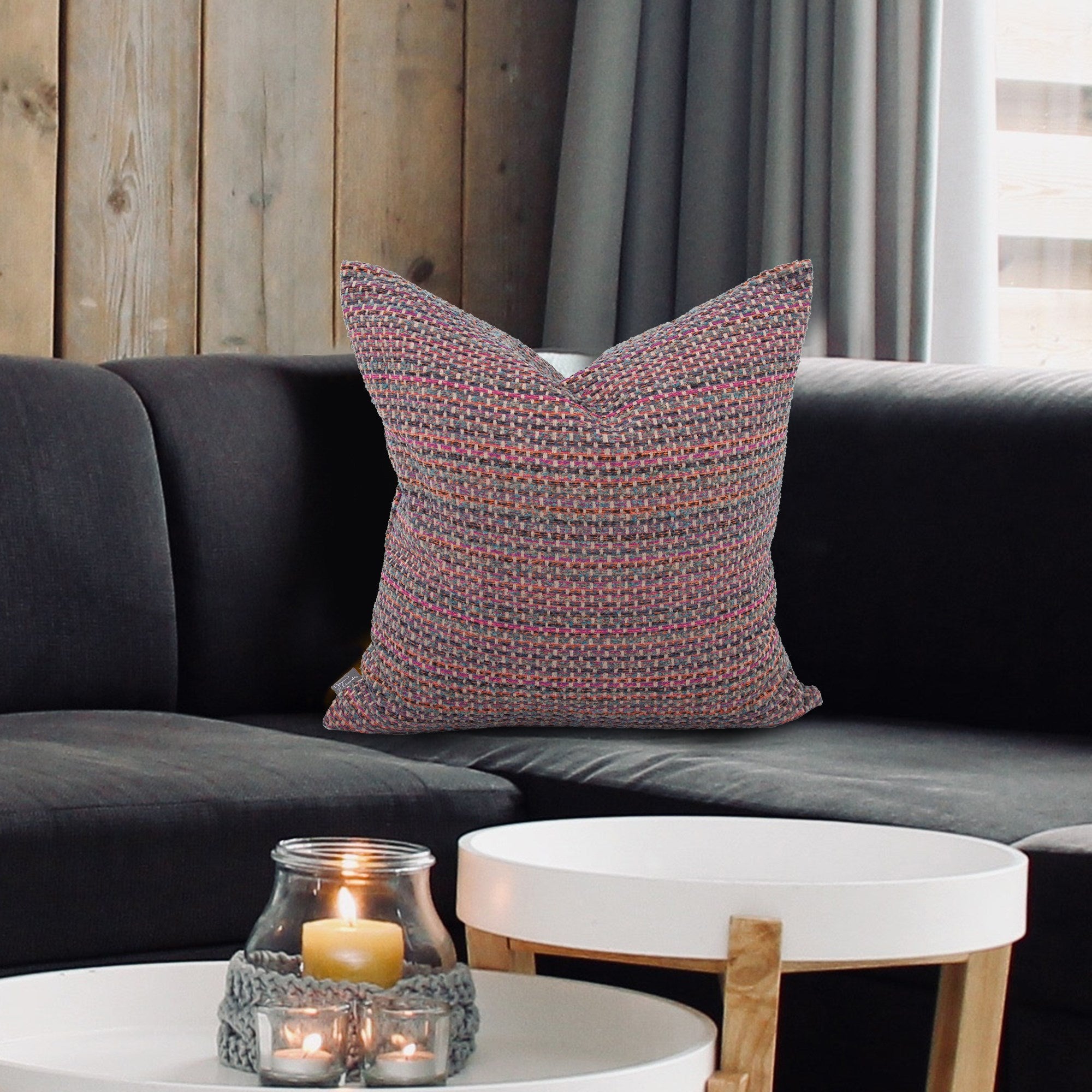 Alton Berry Down Pillow- 20" x 20"