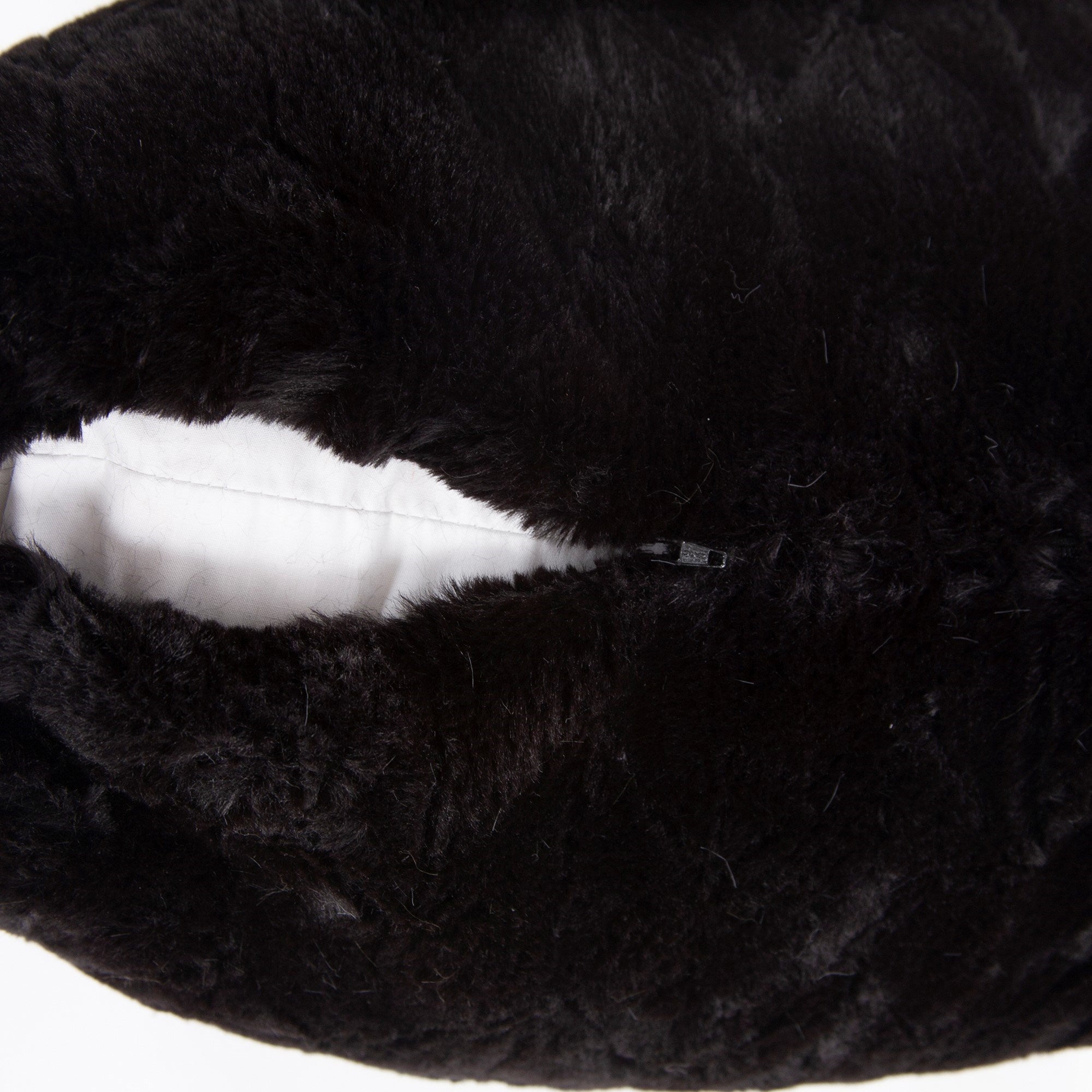 Angora Ebony Poly Pillow- 20" x 20"