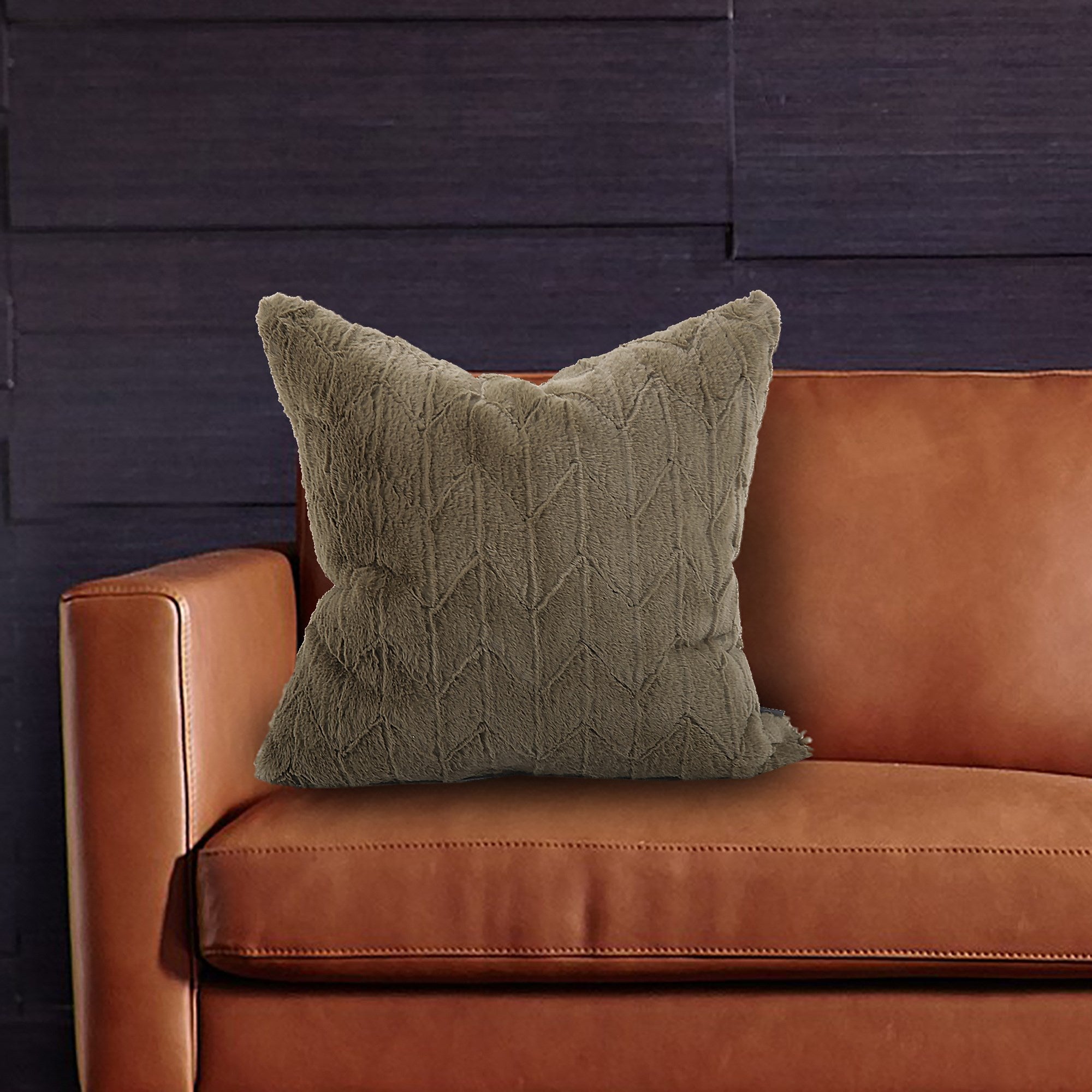 Angora Moss Poly Pillow- 20" x 20"