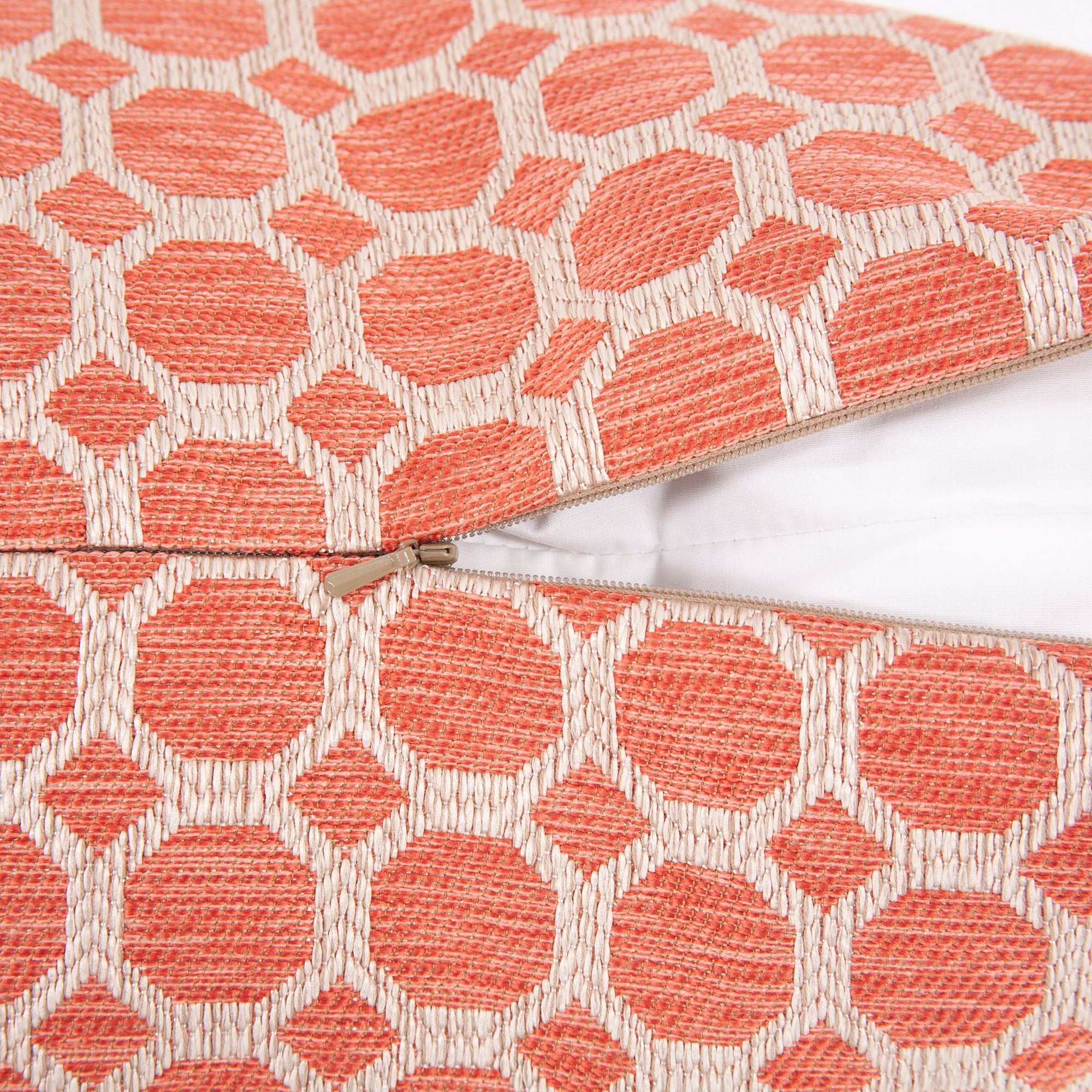 Pyth Coral Down Pillow- 20" x 20"