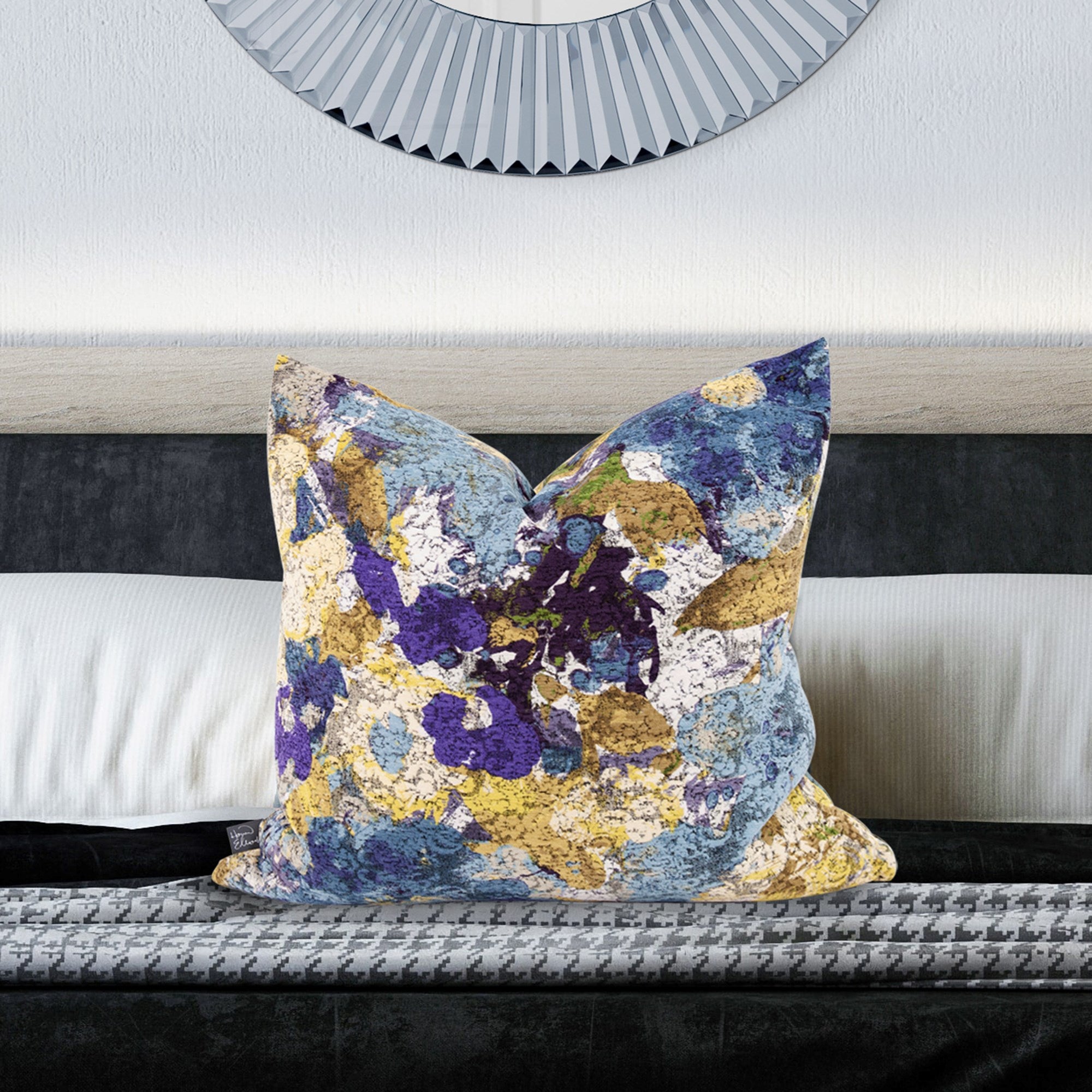 Stanton Eggplant Poly Pillow- 20" x 20"