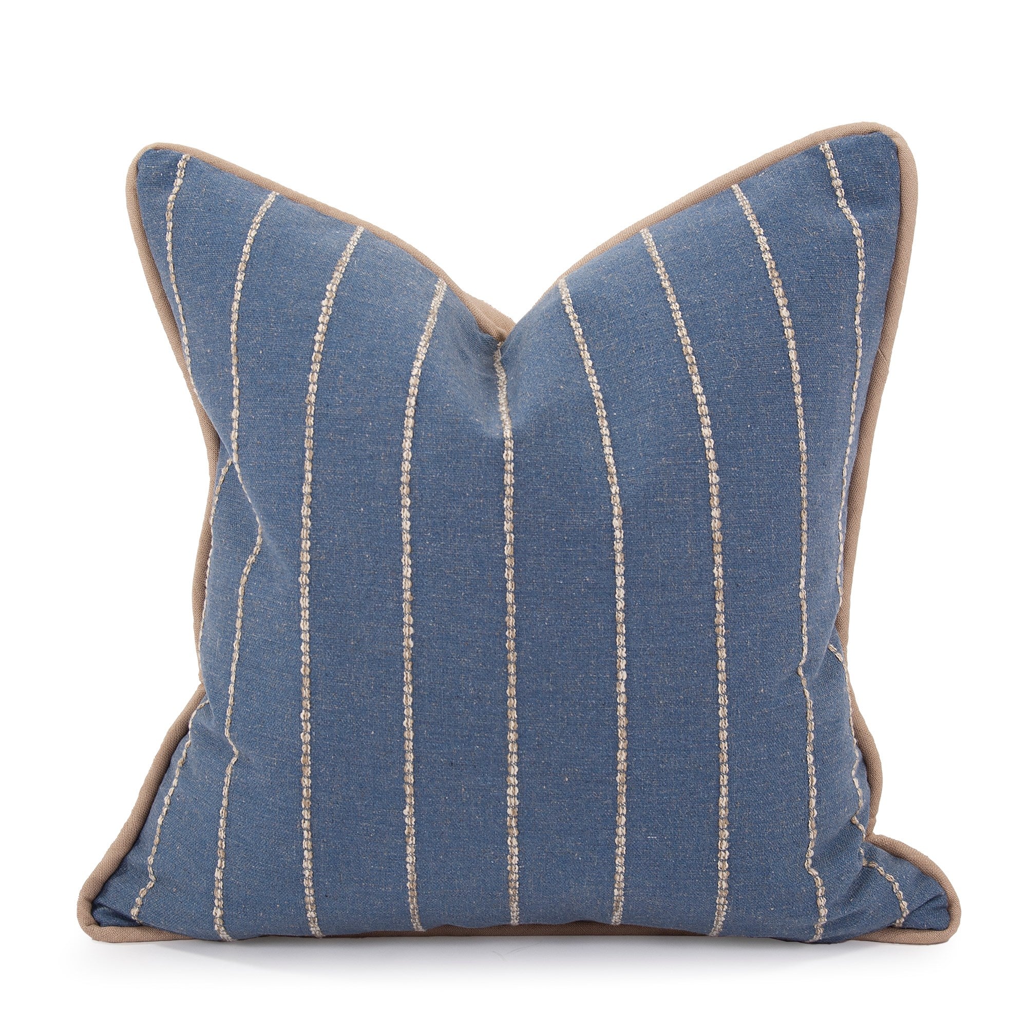 Evie Indigo Down Pillow- 20" x 20"