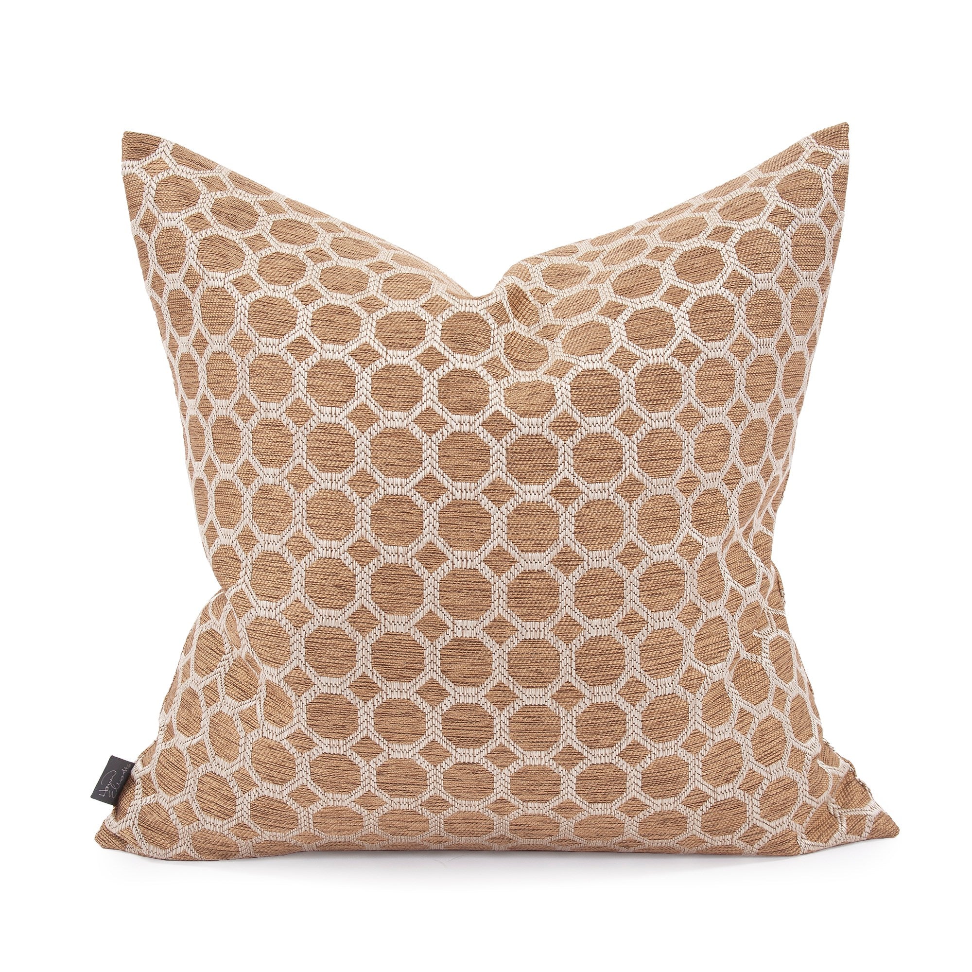 Pyth Gold Poly Pillow- 20" x 20"
