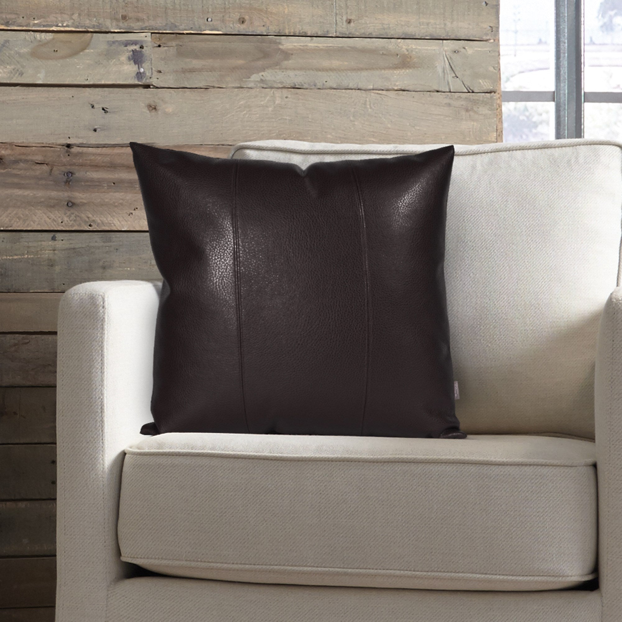 Avanti Black Poly Pillow- 20" x 20"