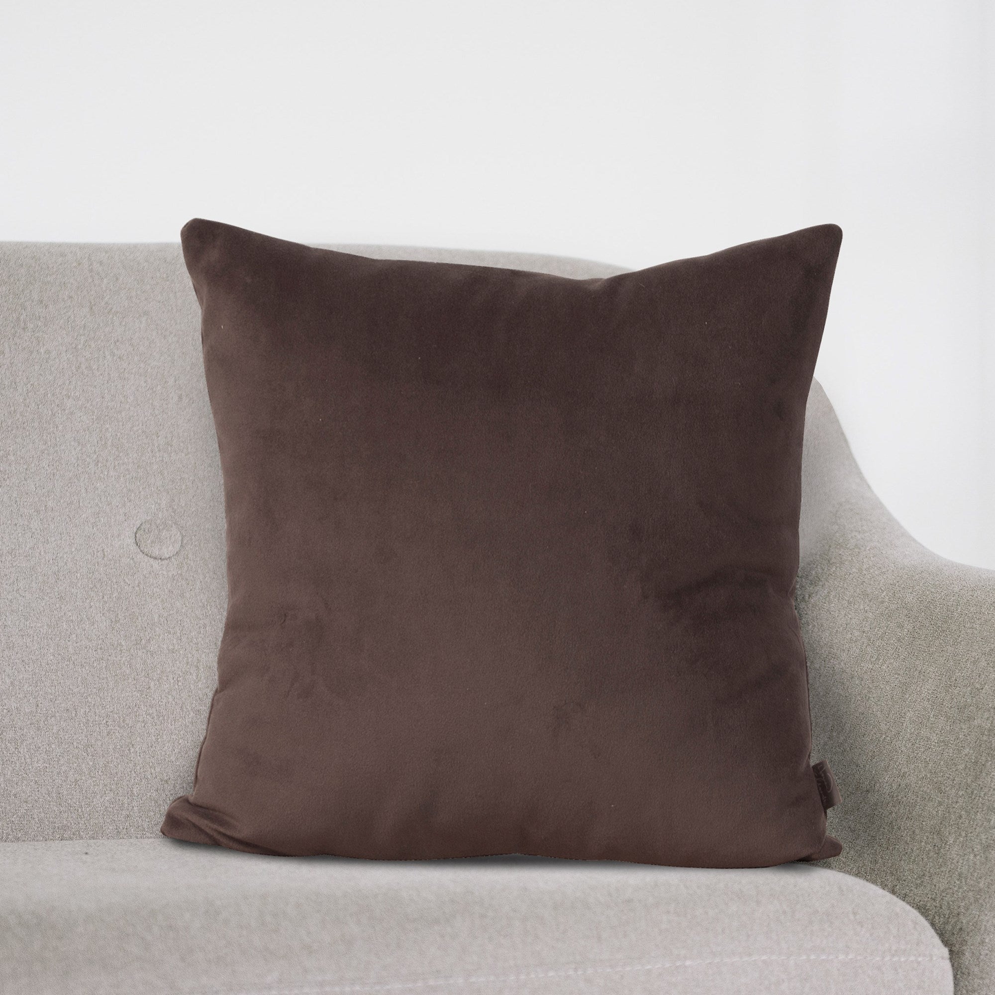 Bella Chocolate Poly Pillow- 20" x 20"