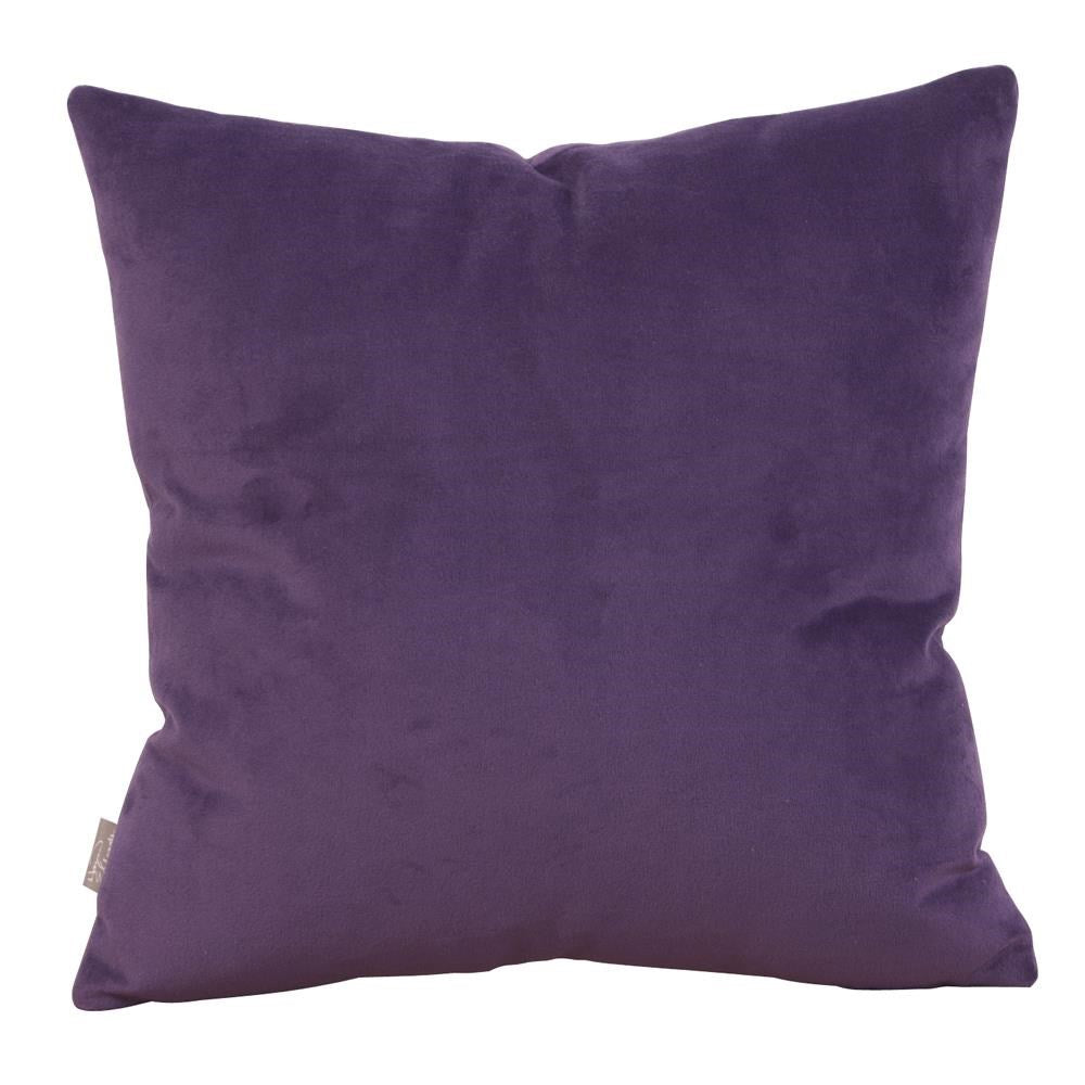 Bella Eggplant Down Pillow- 20" x 20"