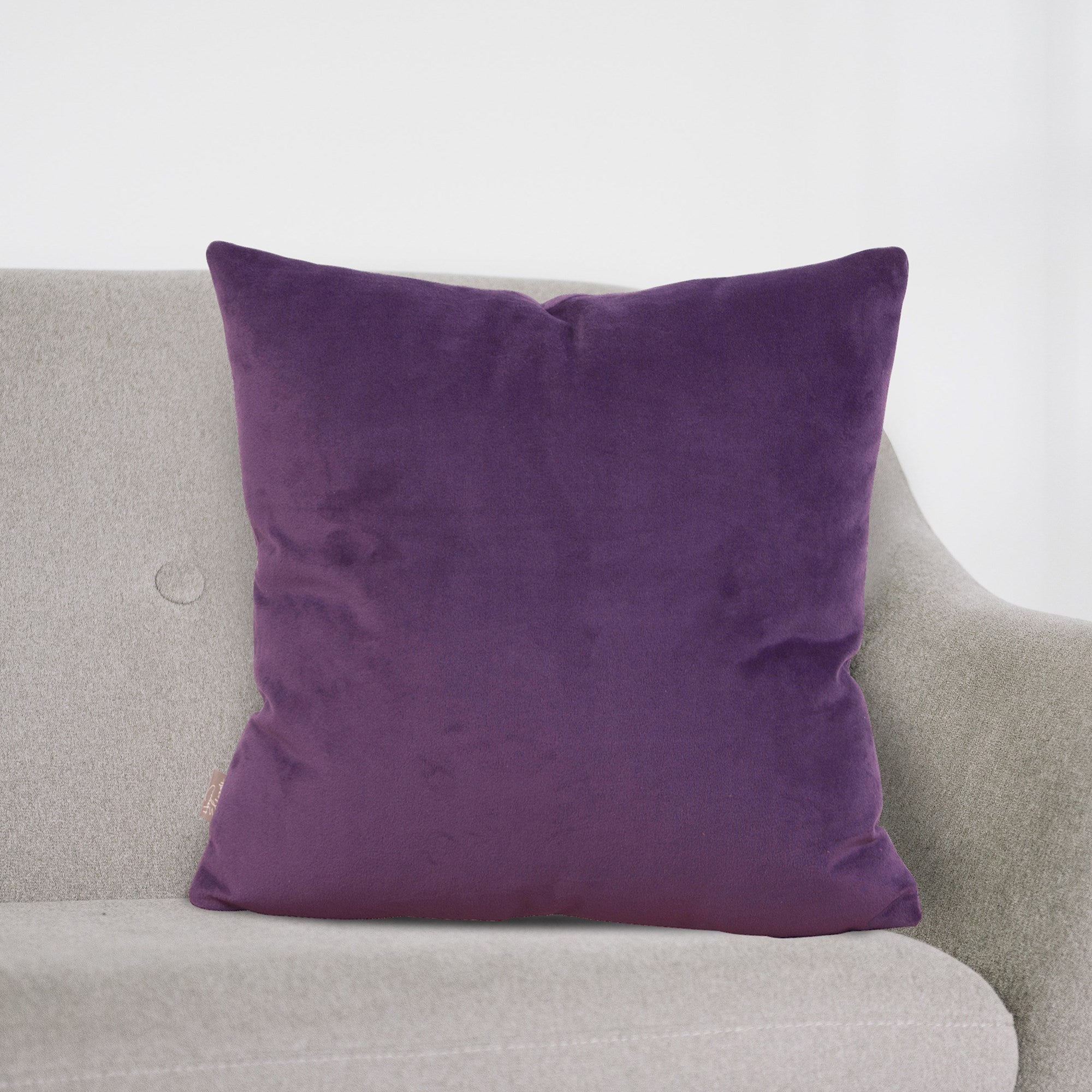 Bella Eggplant Down Pillow- 20" x 20"