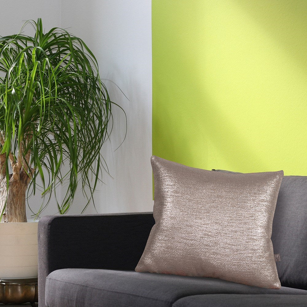 Glam Pewter Poly Pillow- 20" x 20"