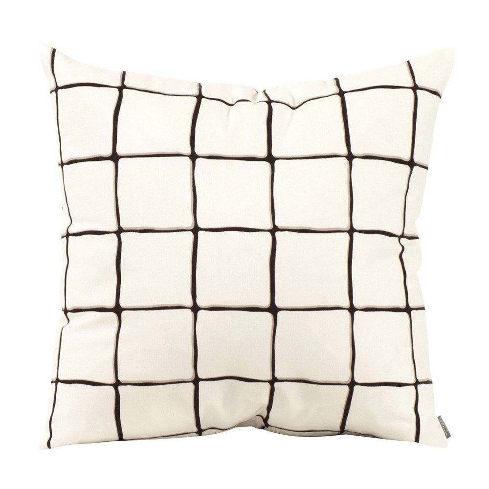 Lattice Onyx Poly Pillow- 20" x 20"