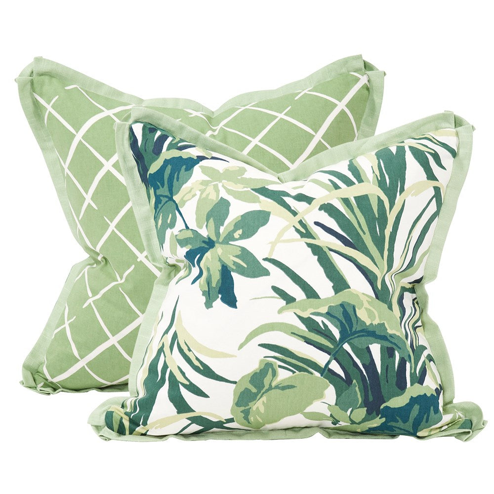 Bermuda Bay Palm Down Pillow- 20" x 20"