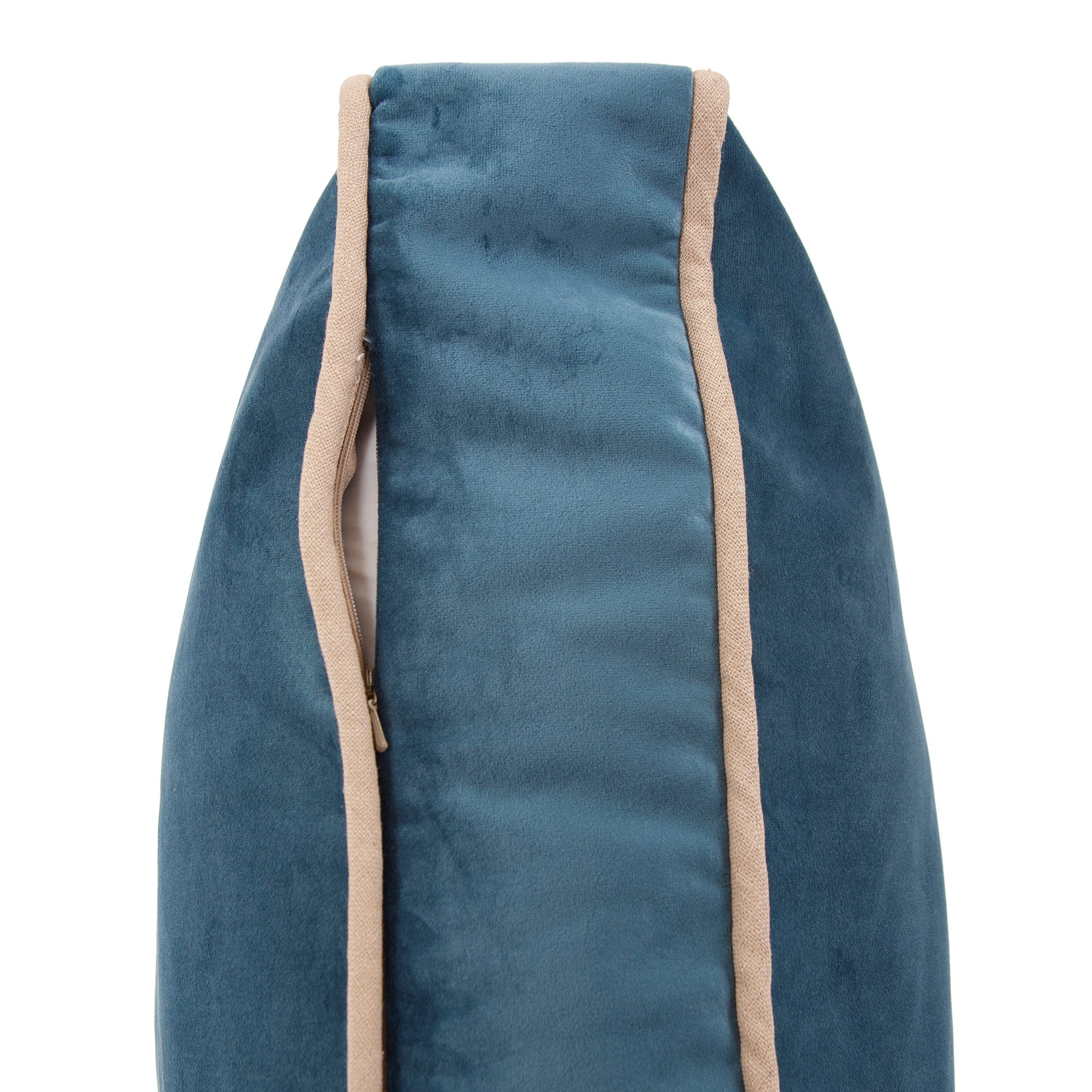 Gusseted Bella Teal Down Pillow- 20" x 20"