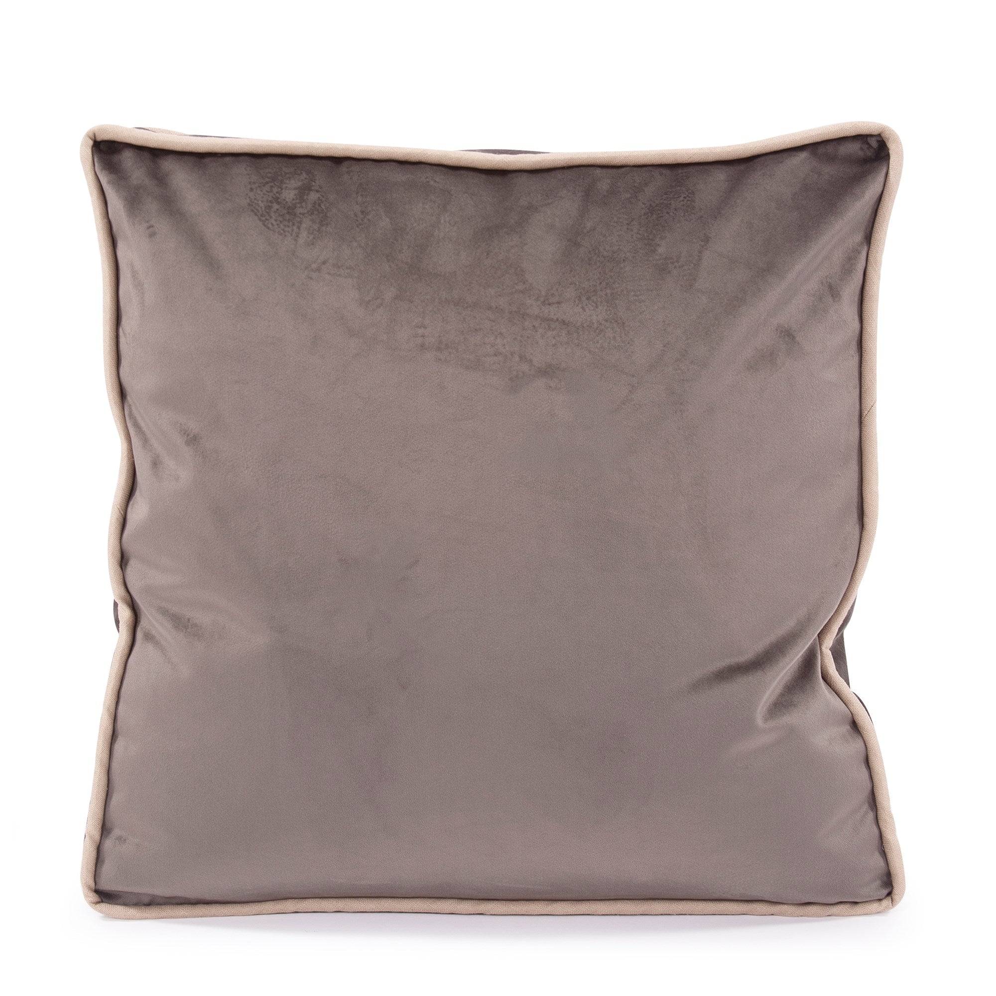 Gusseted Bella Pewter Down Pillow- 20" x 20"