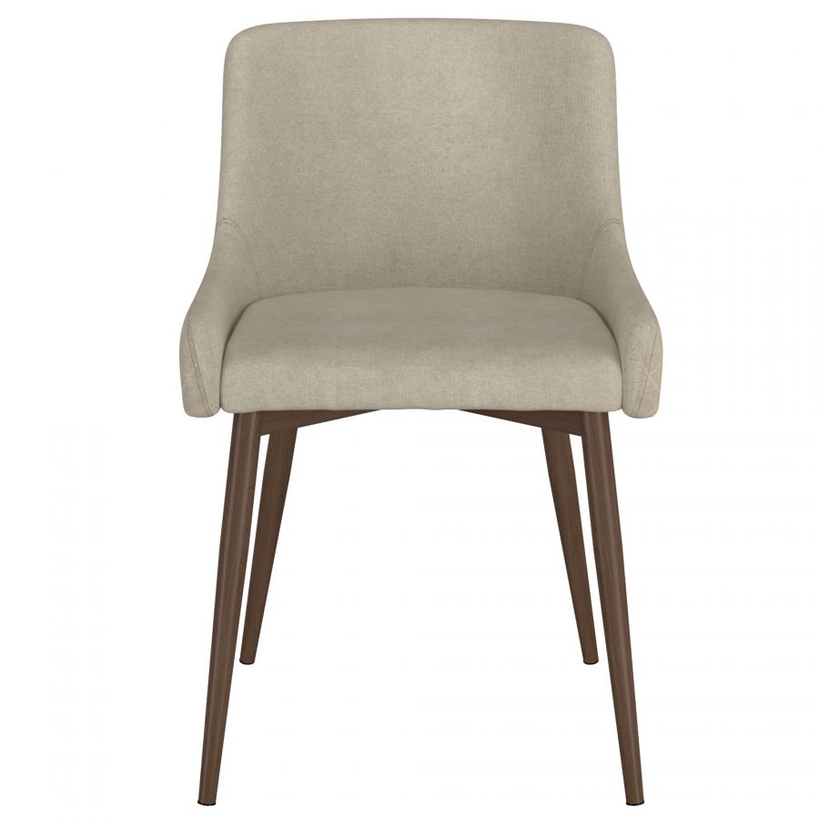 Bianca Beige - Walnut Side Chair