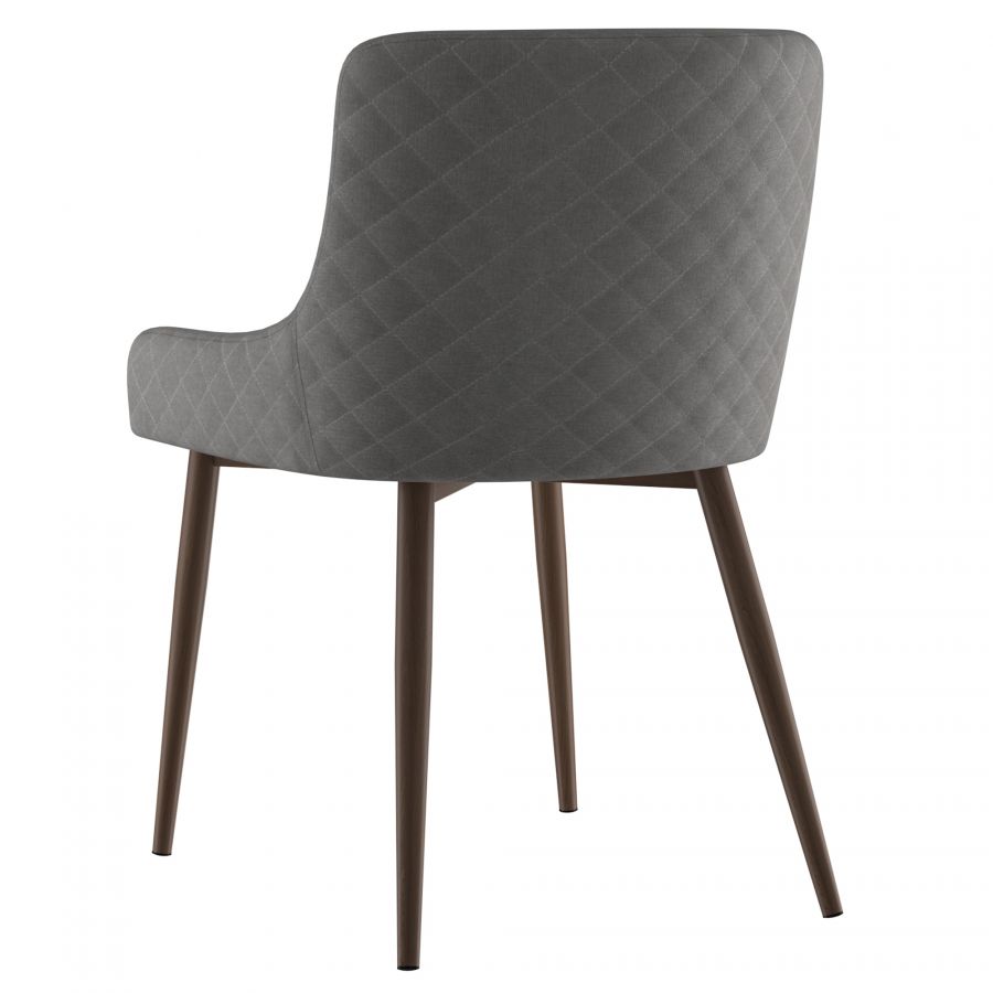 Bianca Grey - Walnut Side Chair