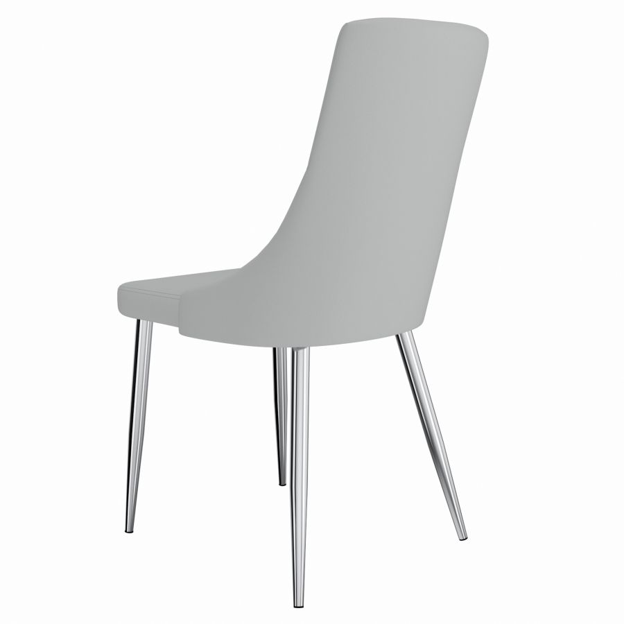 Devo Light Grey Side Chair