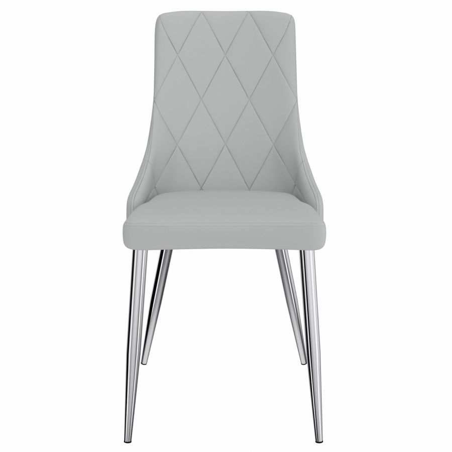 Devo Light Grey Side Chair