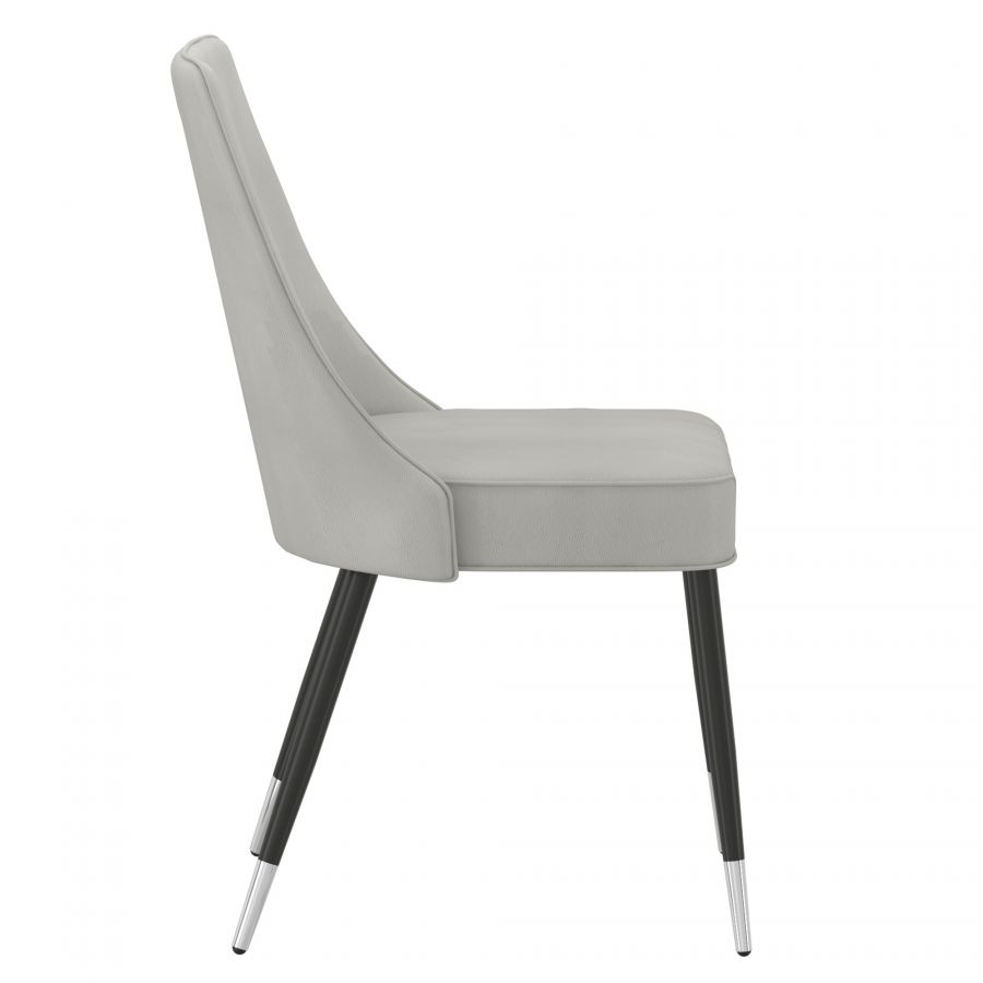 Silvano Light Grey Side Chair