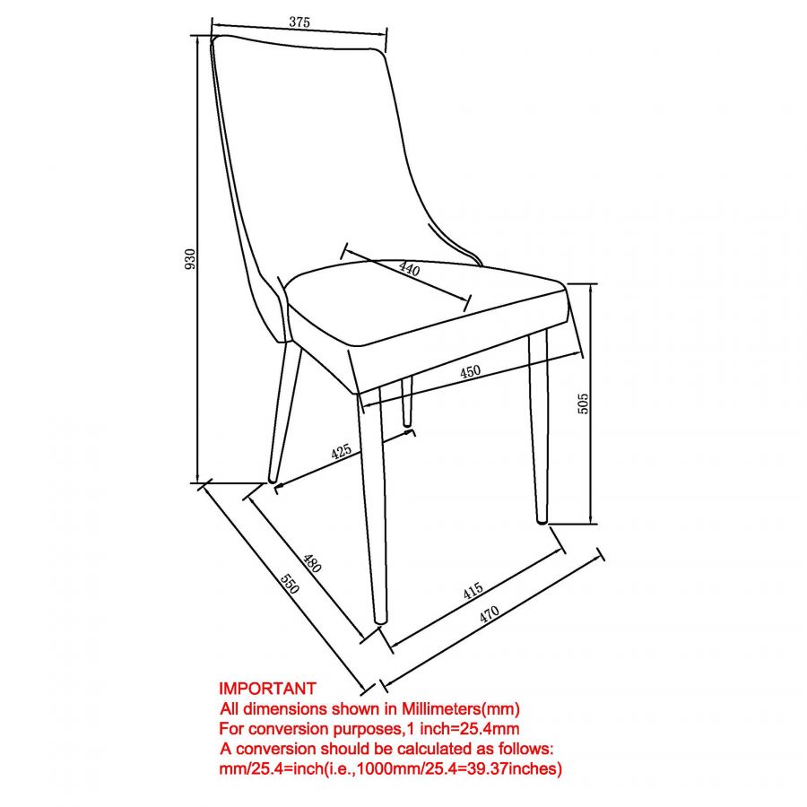 Venice Beige Side Chair
