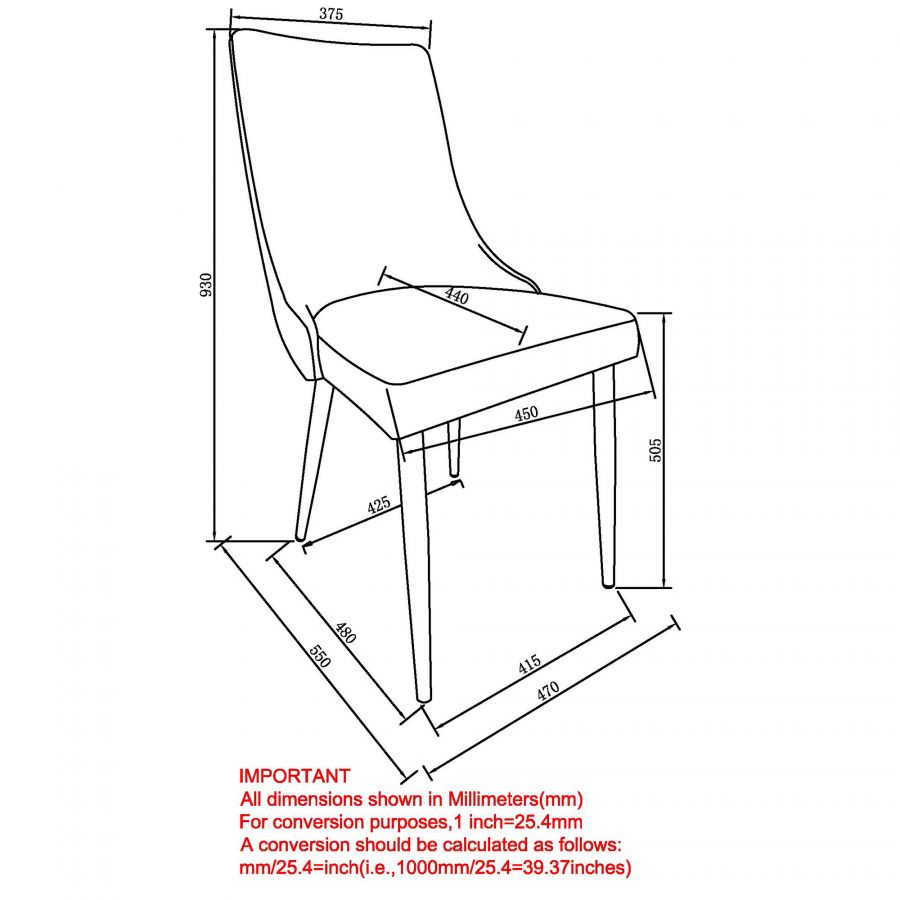 Venice Mustard Side Chair