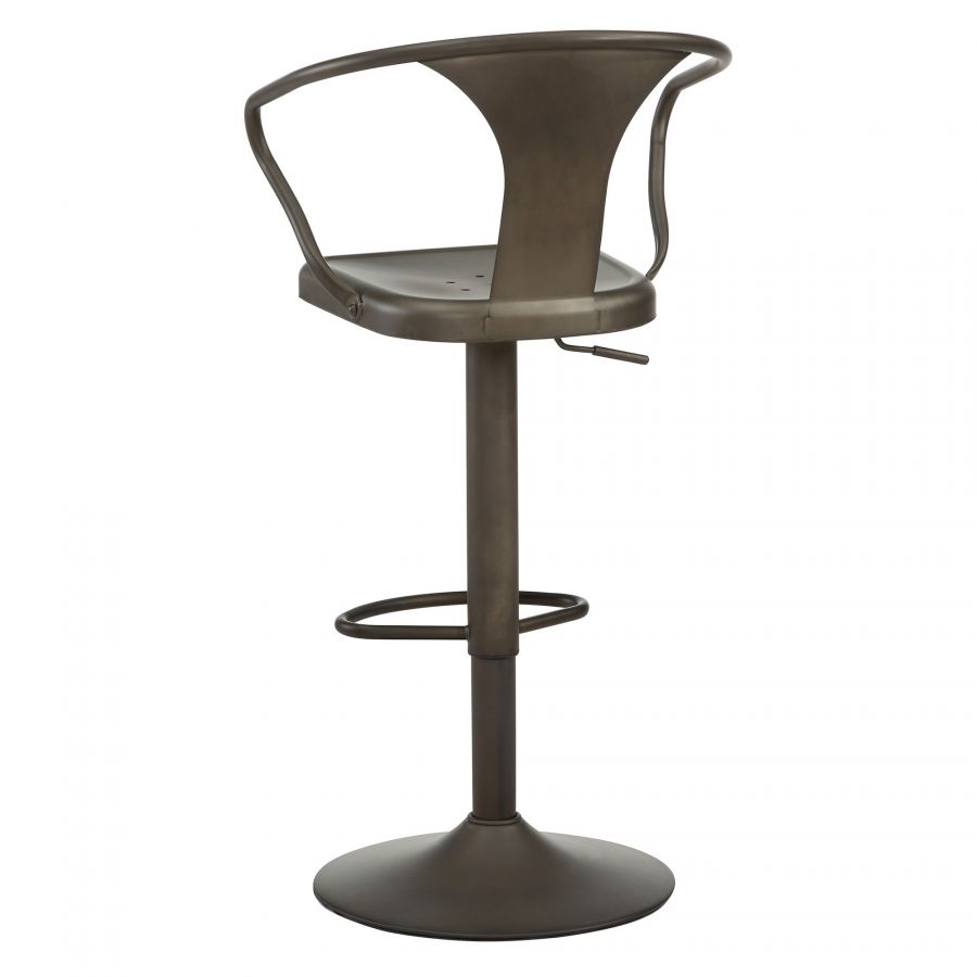 Astra Gunmetal Adjustable Stool