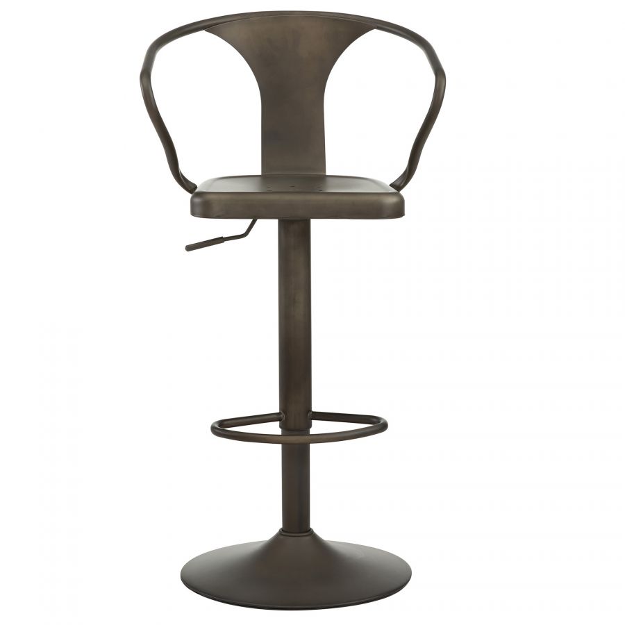Astra Gunmetal Adjustable Stool