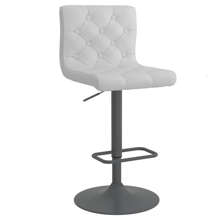 Dex White Air Lift Stool