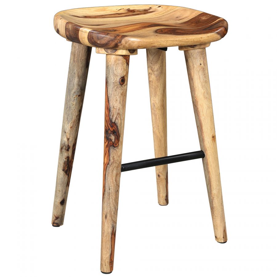 Tahoe Natural Wood Counter Stool