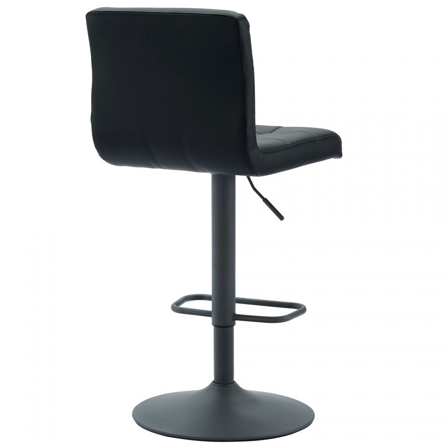 Fusion Black Air Lift Stool