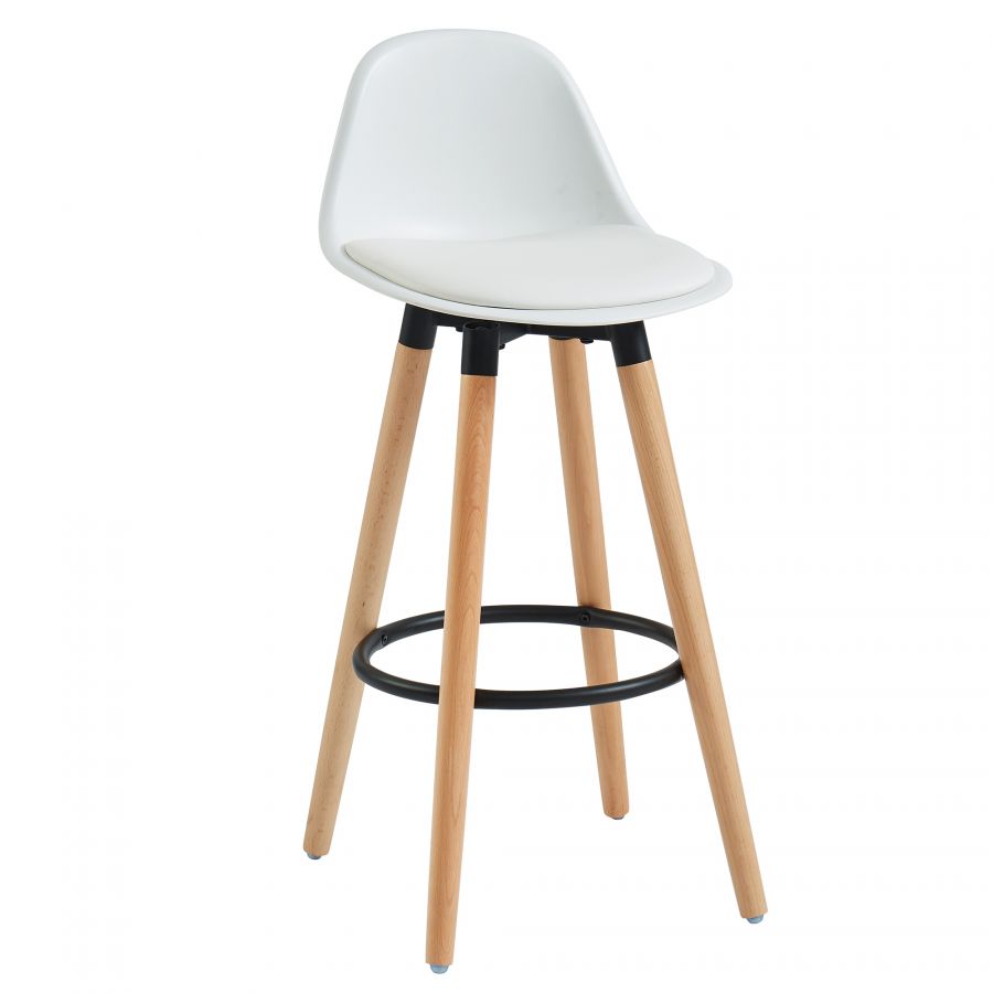 Diablo White Counter Stool