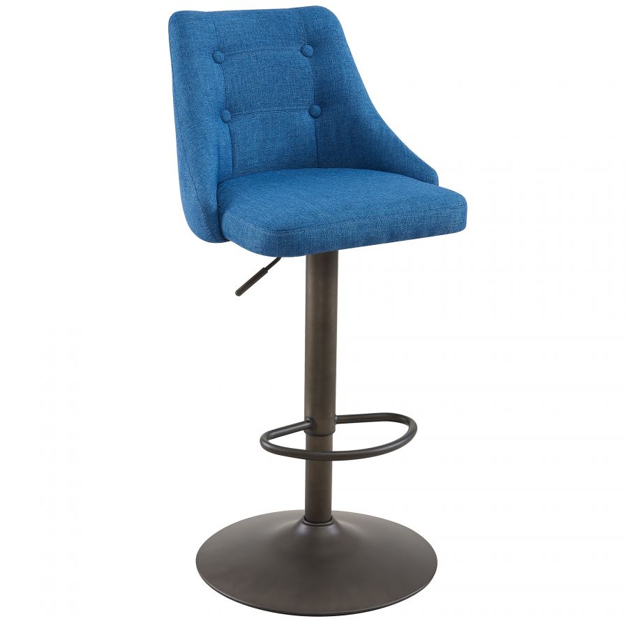 Adyson Blue Air Lift Stool