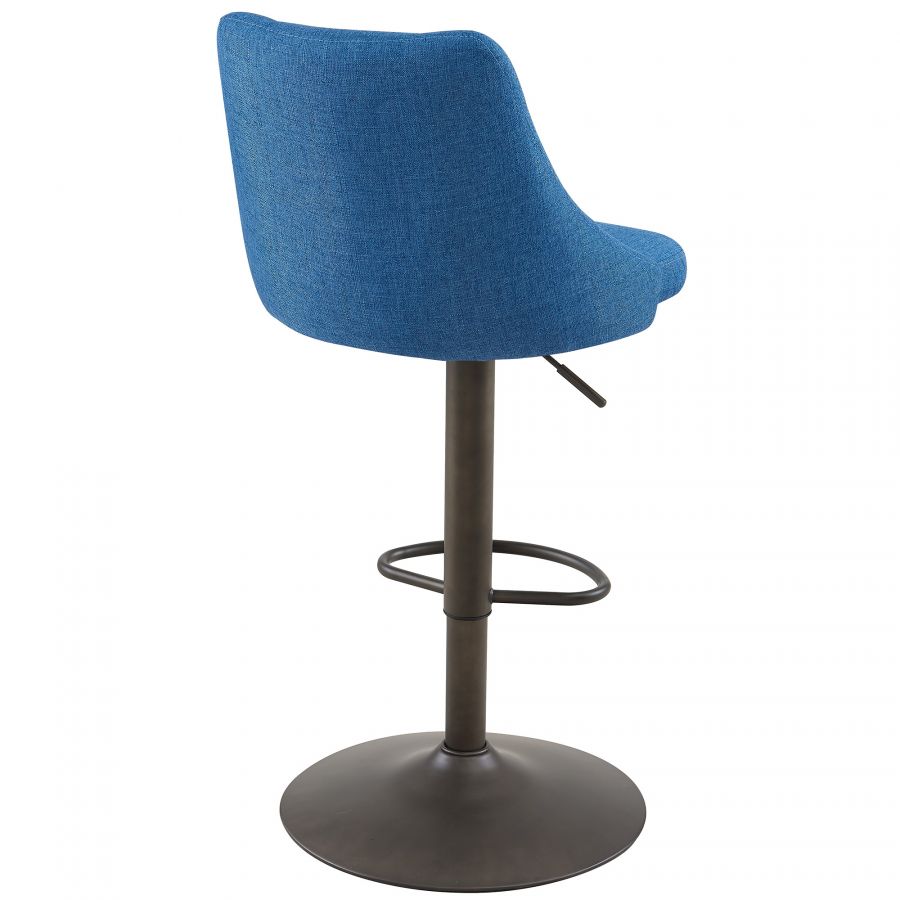 Adyson Blue Air Lift Stool