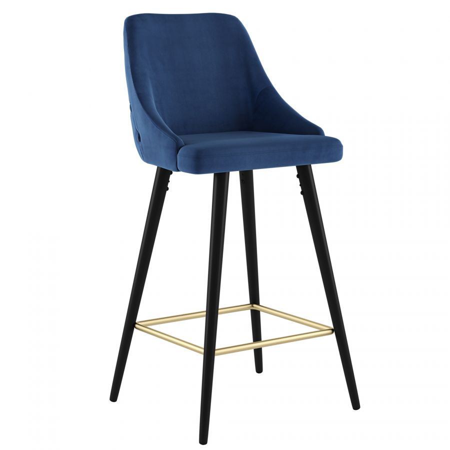 Roxanne Blue Counter Stool