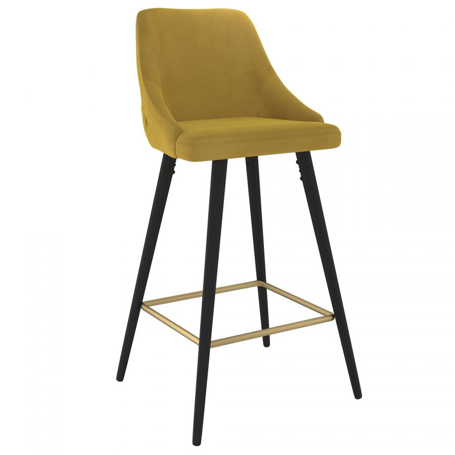 Roxanne Mustard Counter Stool